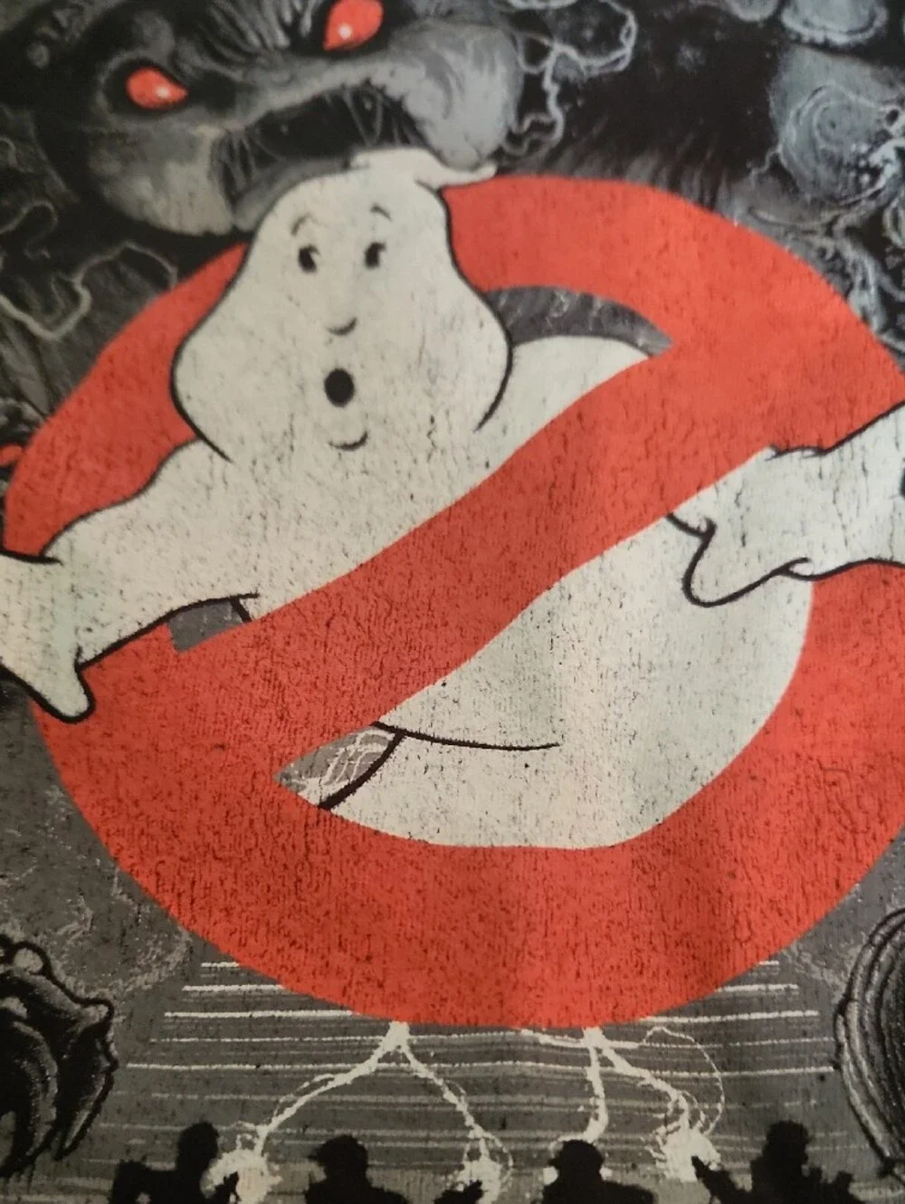 Ghostbusters Kids Black Graphic Tee with Orange Logo